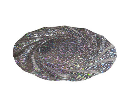 מגש עגול לעוגה חד פעמי צבע כסף