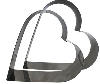 רינג לב נירוסטה לאפייה ולעוגות קרות