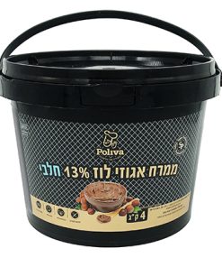 ממרח אגוזי לוז חלבי של פוליבה דלי 4 ק"ג