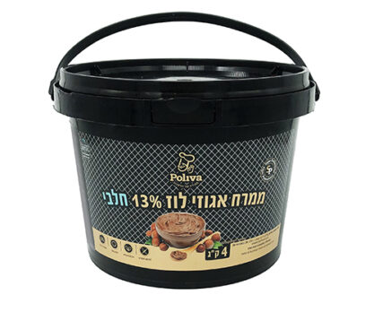 ממרח אגוזי לוז חלבי של פוליבה דלי 4 ק"ג