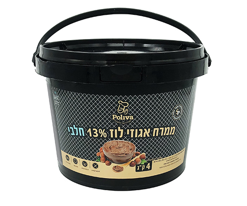 ממרח אגוזי לוז חלבי של פוליבה דלי 4 ק"ג ממרח אגוזי לוז חלבי של פוליבה דלי 4 ק"ג