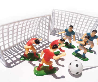 סט כדורגל לקישוט עוגה