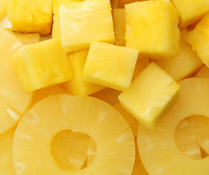 קוביות אננס קפ]וא לשייק