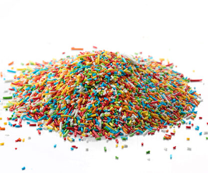 סוכריות מזרה צבעוניות לקישוט עוגה וגלידה