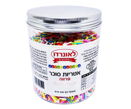 אטריות סוכר סוכריות צבעוניות לעוגה