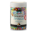 סוכריות עדשים צבעוניות לקישוט עוגה