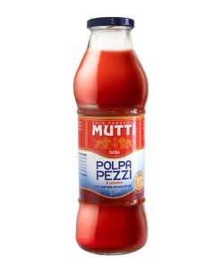 קוביות עגבניות מקולפות במיץ של MUTTI
