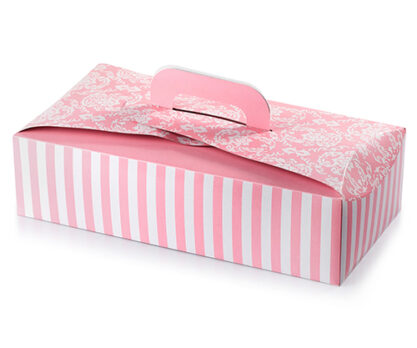 אריזת קרטון פסים ל- 8 סופגניות