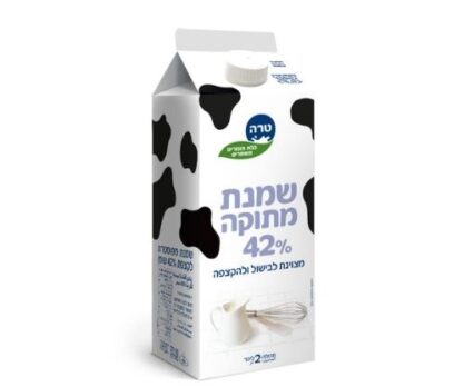 שמנת מתוקה שנועדה להקצפה
